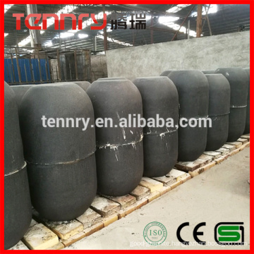 Aluminum and Bronze Melting Silicon Graphite Carbide Crucibles for Sale